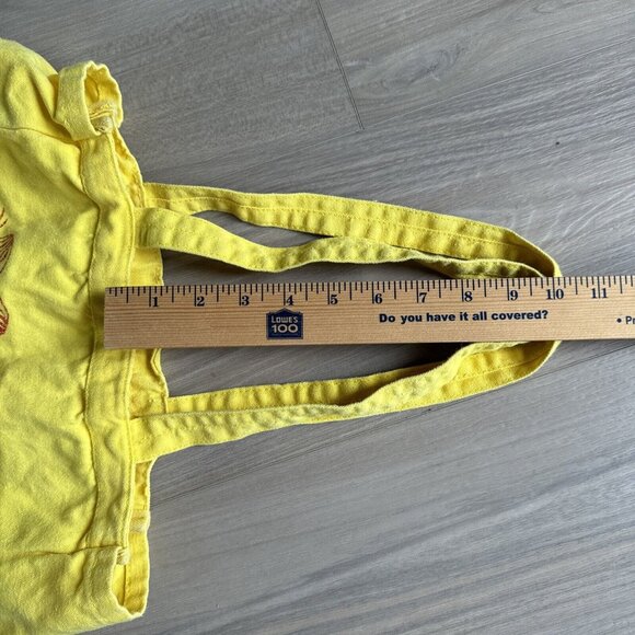 VINTAGE ALPO CAT FOOD YELLOW CANVAS TOTE BAG, GARFIELD 1978‎ - Picture 11 of 12